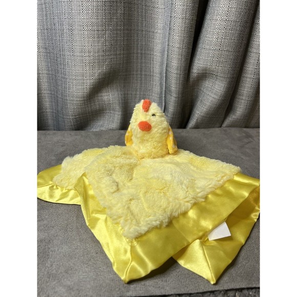 Cloud Island Yellow Chick Crinkle Wings Plush Baby Lovey Satin Trim Easter 14” - Picture 3 of 8